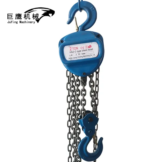 Precio de la polea de cadena manual de 100 kg y 5 toneladas