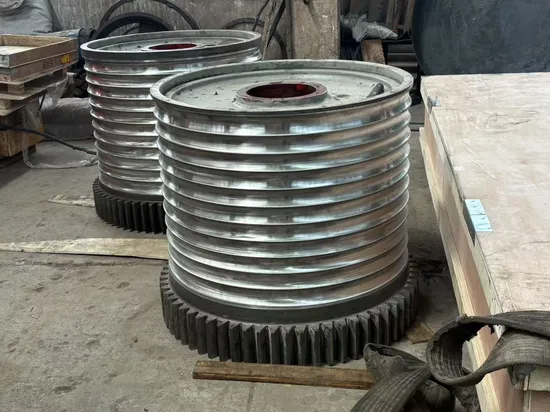 Accesorios para polipastos de tambor de cable de acero para carretes de grúa, piezas para equipos de manipulación de materiales