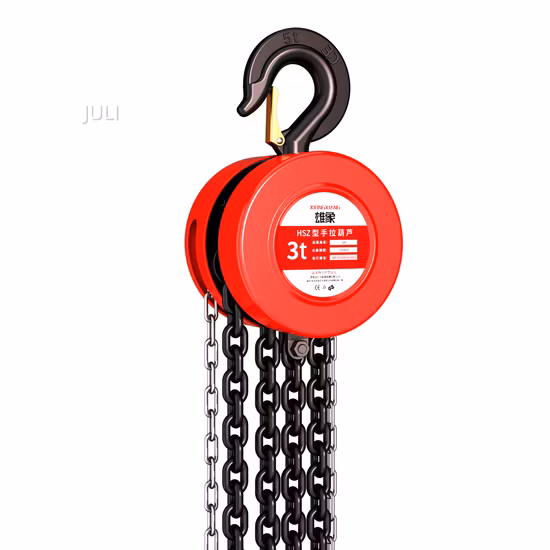 Polipasto de cadena manual de alta calidad Bloque de cadena Bloque de polea de cadena