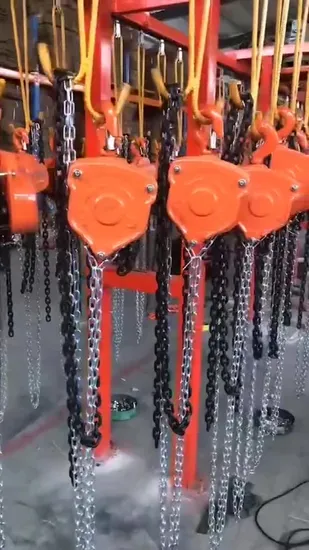 Polea de elevación para equipos de manipulación de materiales, bloque de cadena de 20 toneladas
