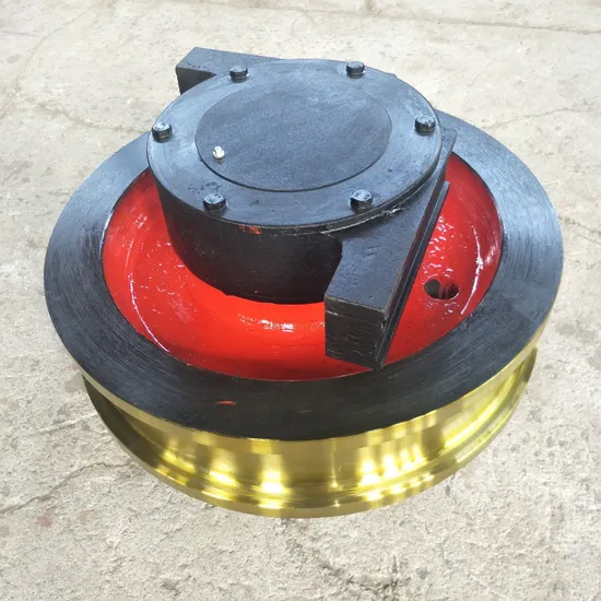 Ruedas de viga de grúa Ruedas fundidas Rueda de acero industrial